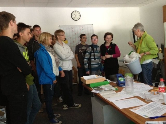 Tobias Schule zu Besuch im Grünen Büro