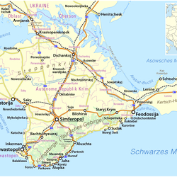 Karte Krim