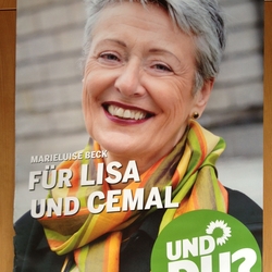 Kopfplakat Marieluise Beck Wahlkampf 2013